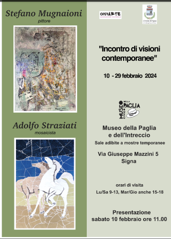 "Incontri di Visioni Contemporanee" di S. Mugnaioni e A. Straziati