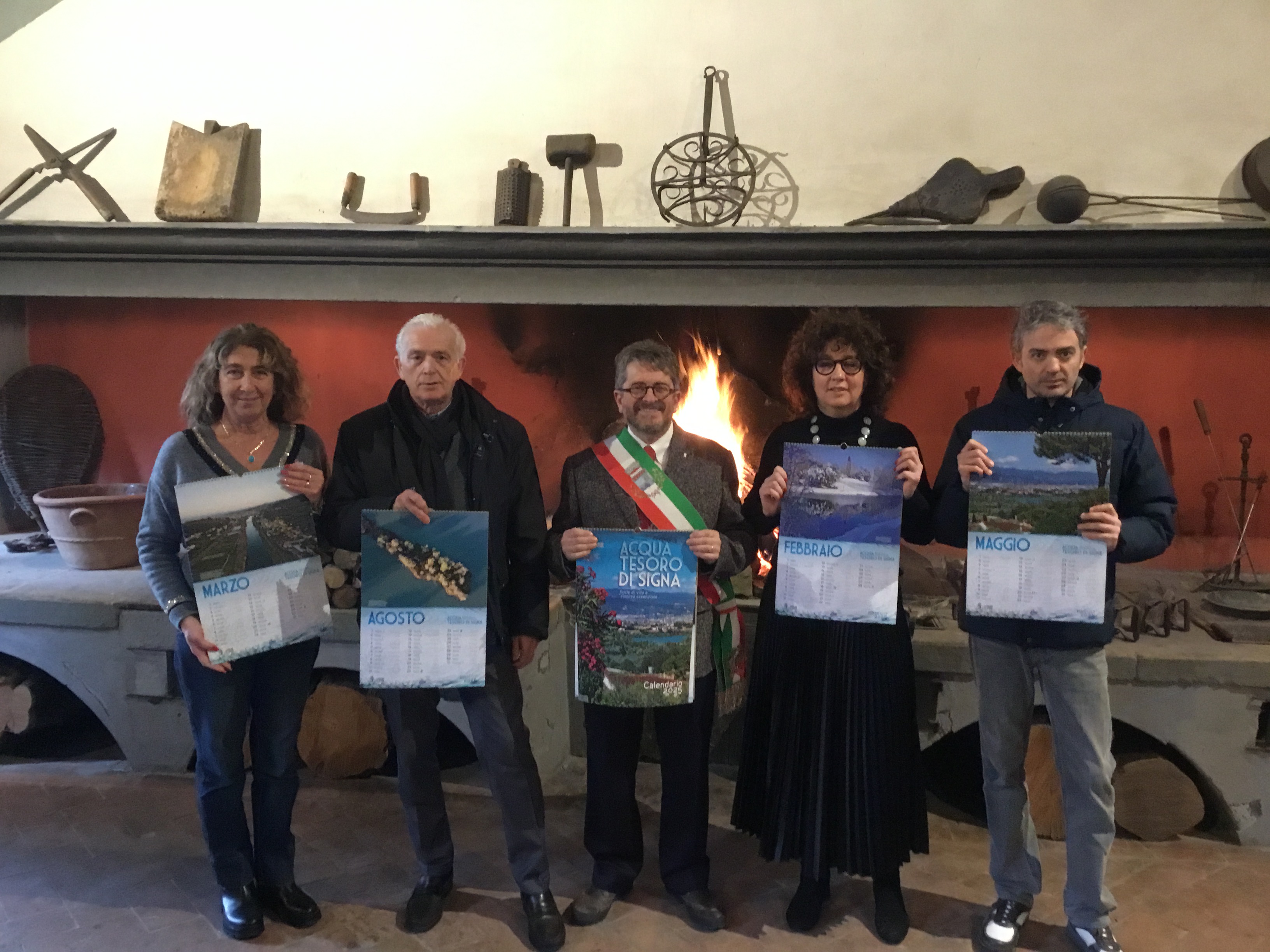 Acqua tesoro di Signa: presentato a Villa Alberti il calendario di Signa